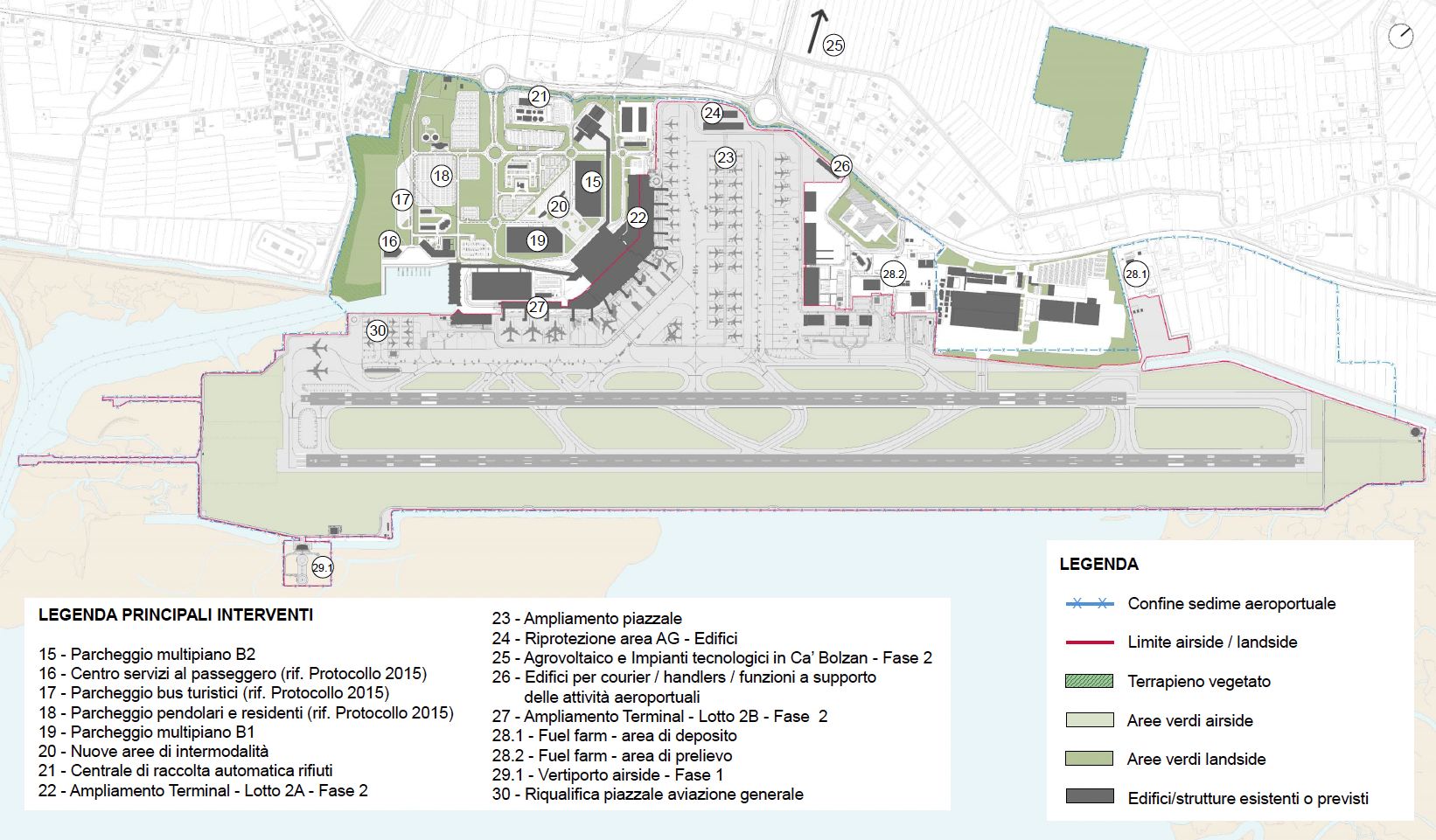 fase2 Layout aeroportuale complessivo al 2032 - Fase 2